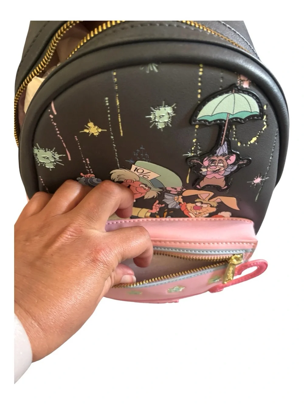 NWT Loungefly Disney Alice in wonderland backpack